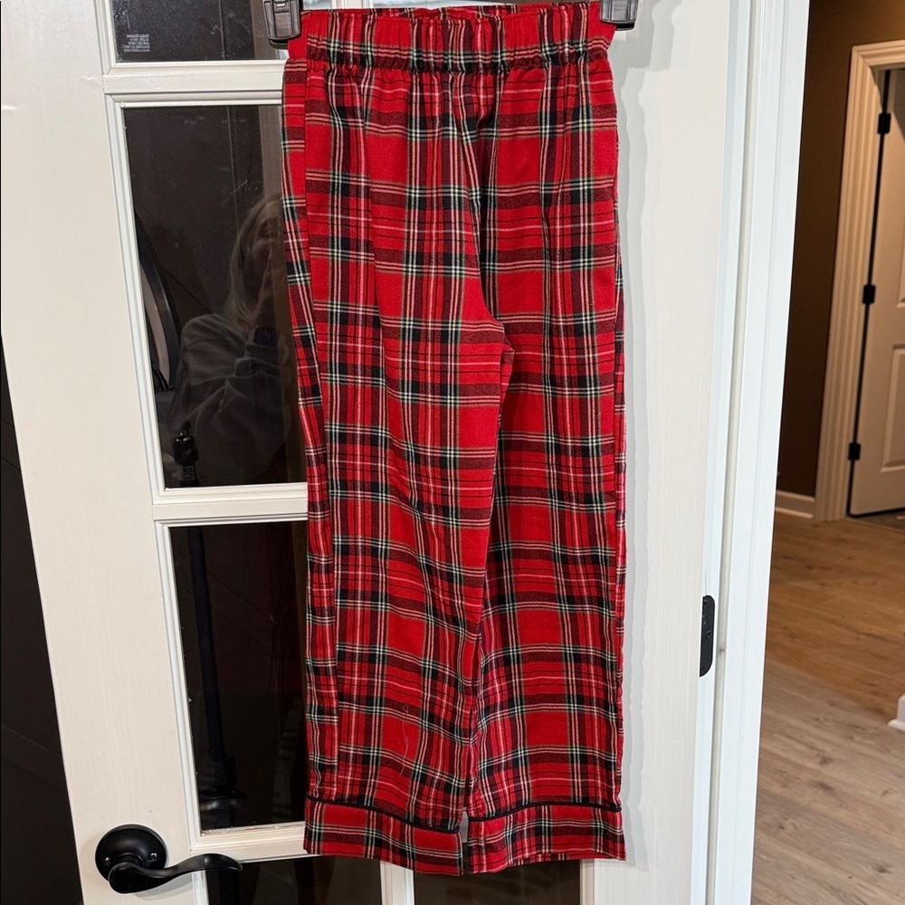 CREW CUTS 2 Pc. Red Flannel Plaid  Pajamas Size Small (6/7) - Picture 6 of 10